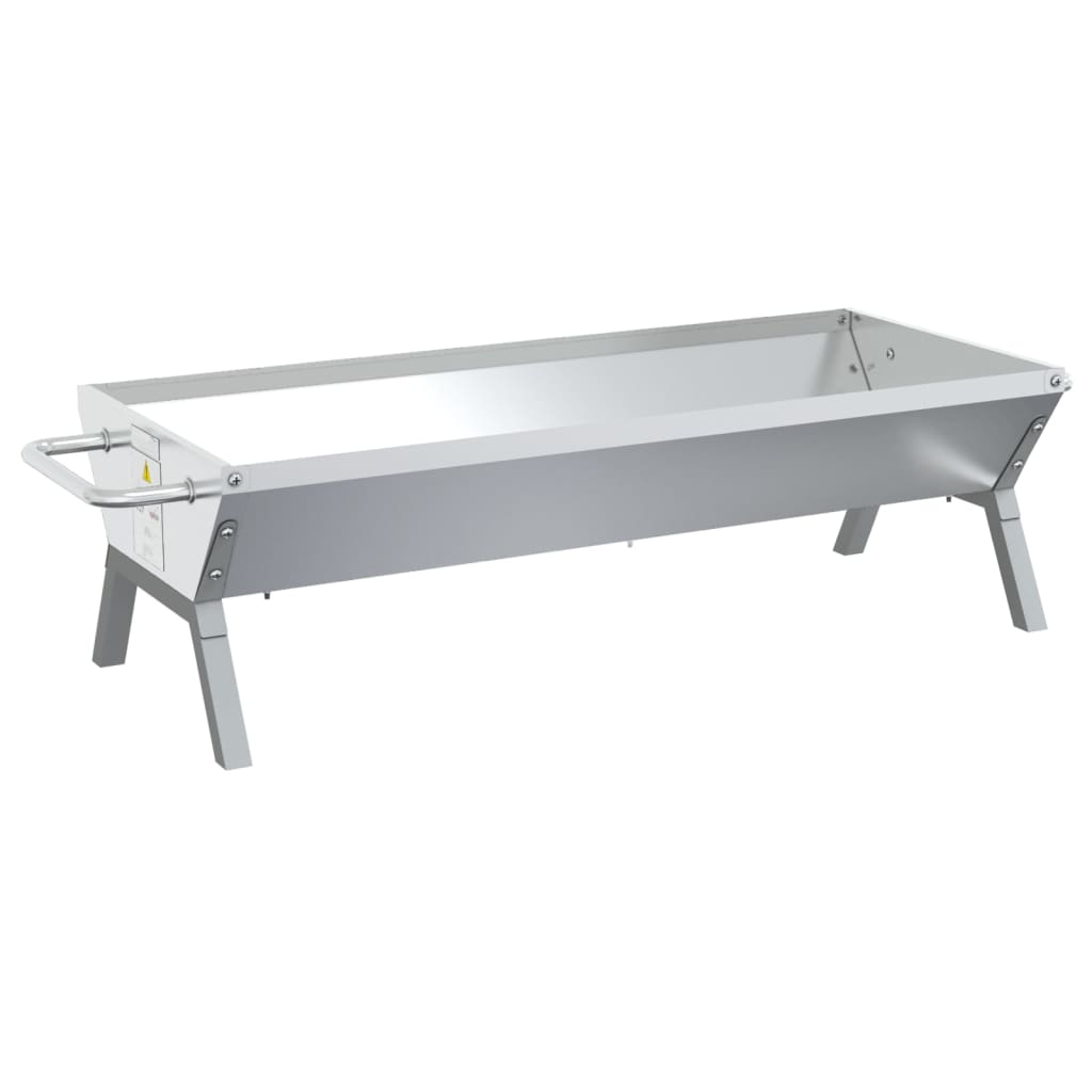 Set Griglia e Vassoio Barbecue Automatico in Acciaio Inox
