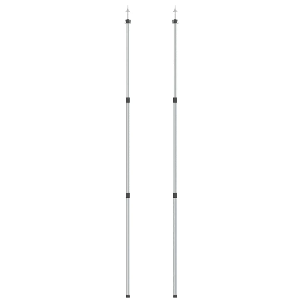 Aste Telescopiche per Tende 102-260 cm 2pz in Alluminio