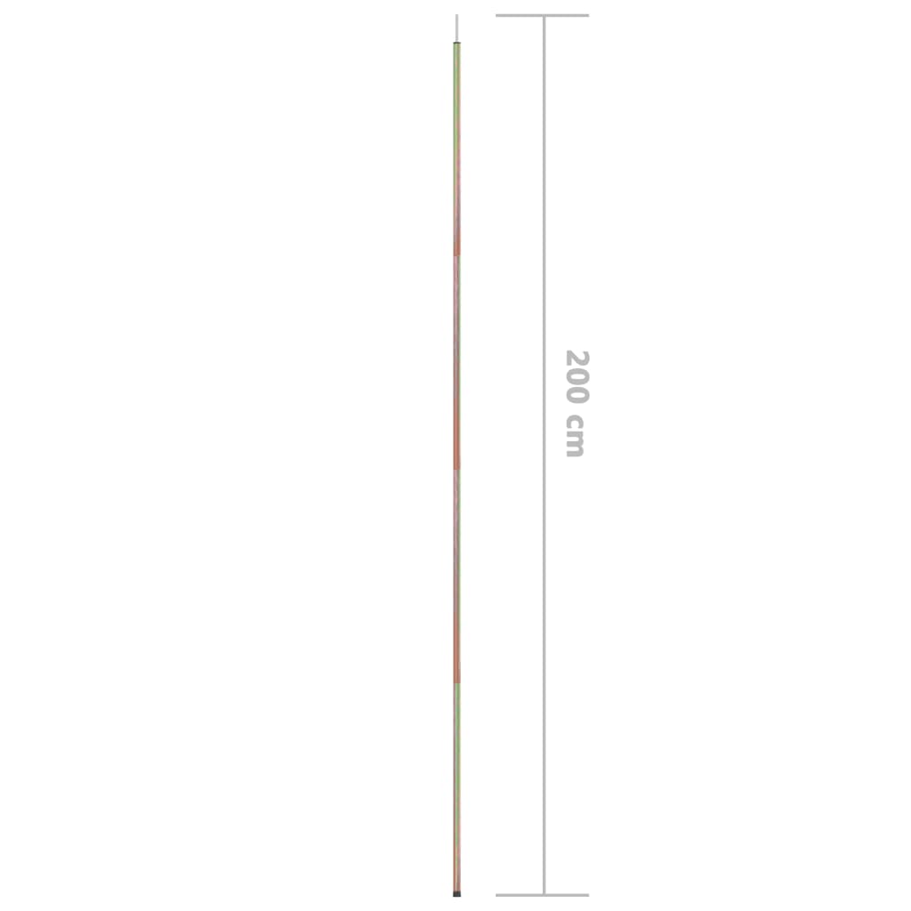Asta per Parasole a Vela 200 cm Acciaio Zincato