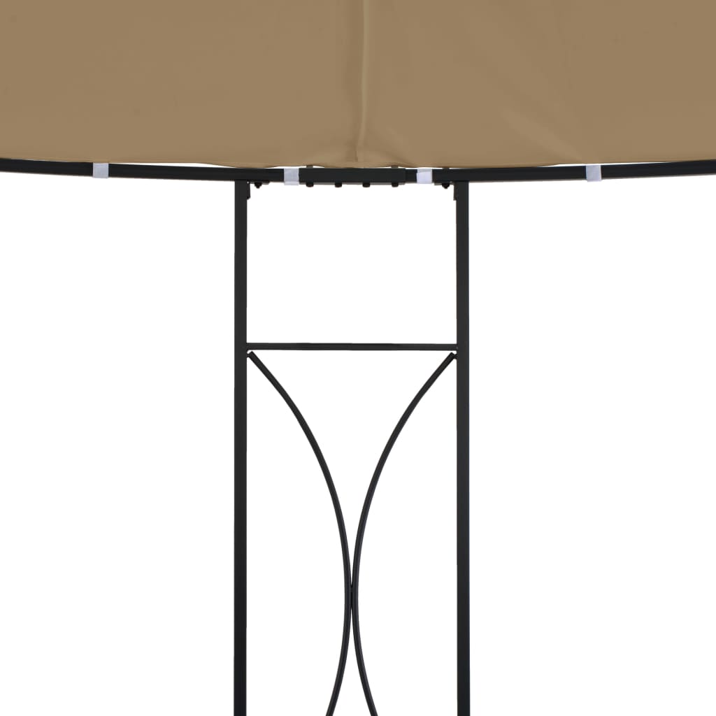 Gazebo 300x290 cm Grigio Talpa Rotondo