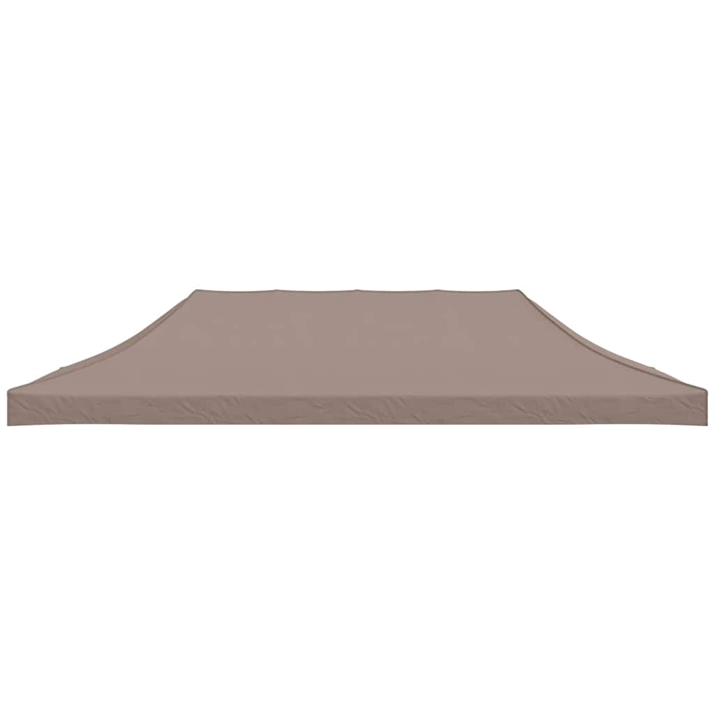 Tetto per Tendone per Feste 6x3 m Grigio Talpa 270 g/m²