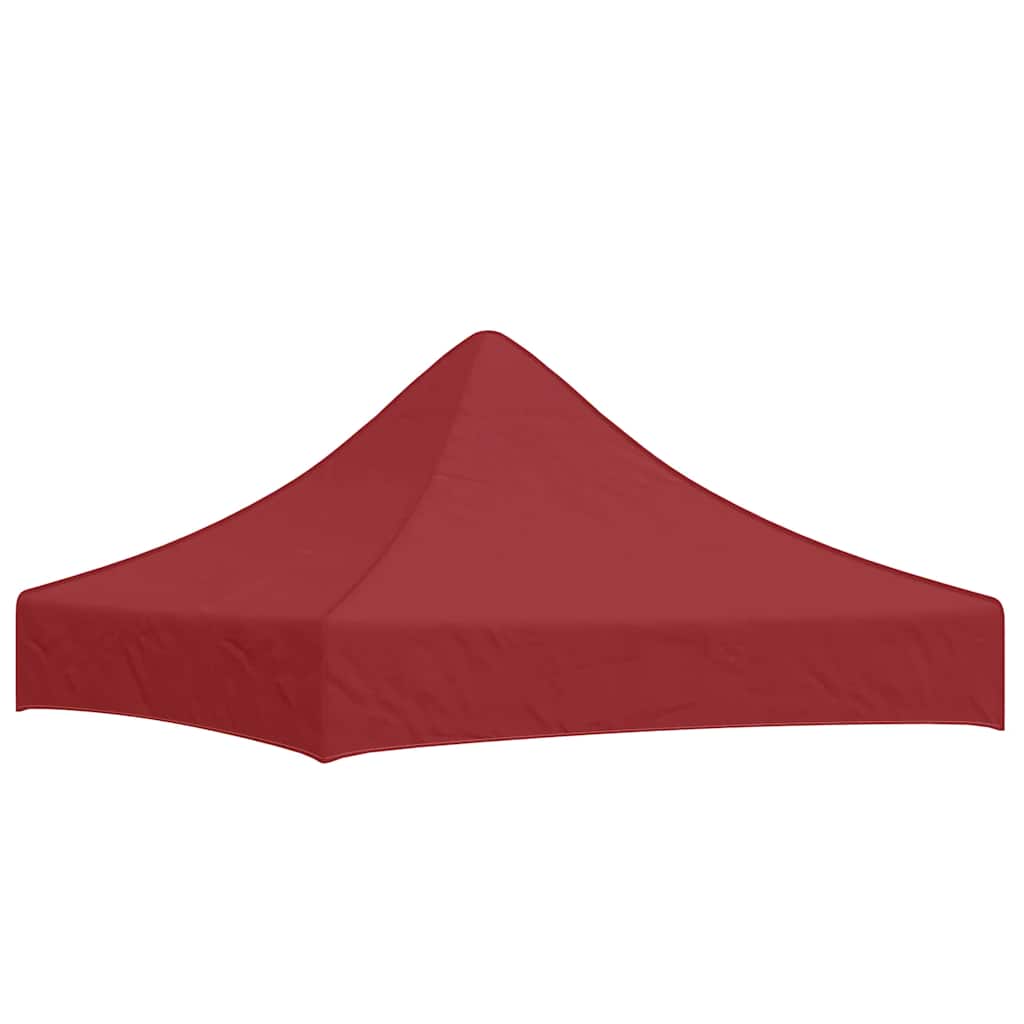 Tetto per Tendone per Feste 2x2 m Rosso Borgogna 270 g/m²
