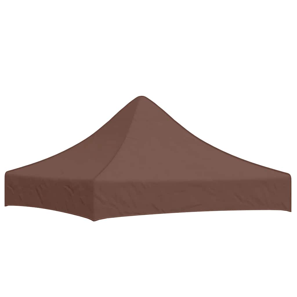 Tetto per Tendone per Feste 2x2 m Marrone 270 g/m²