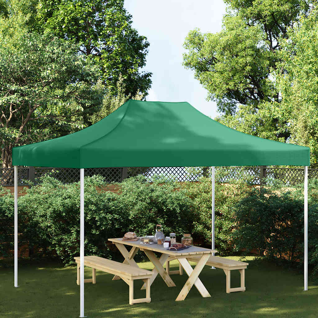 Tetto per Tendone per Feste 4x3 m Verde 270 g/m²