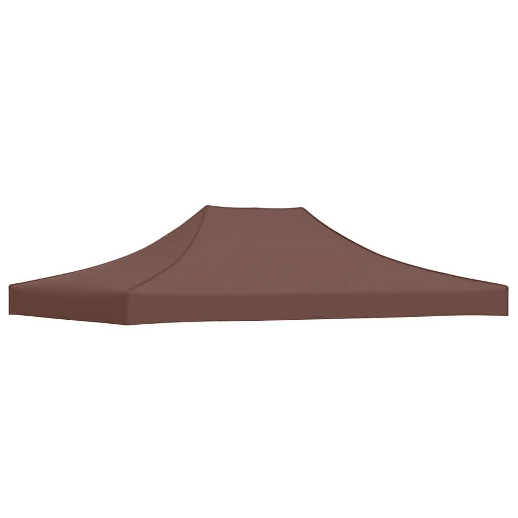 Tetto per Tendone per Feste 4x3 m Marrone 270 g/m²