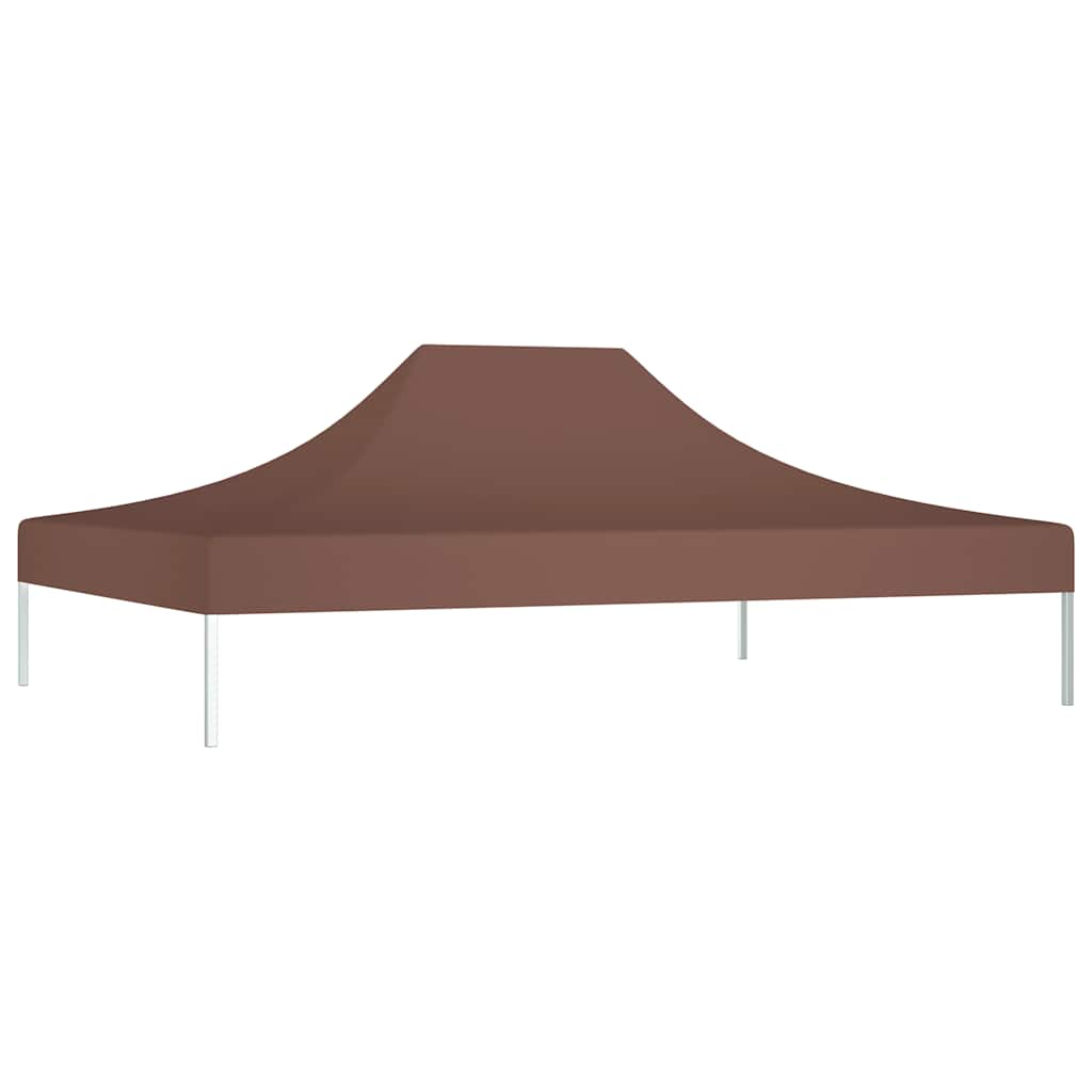 Tetto per Tendone per Feste 4x3 m Marrone 270 g/m²