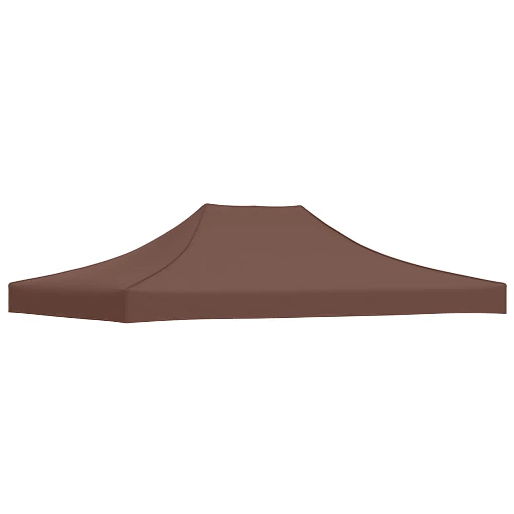 Tetto per Tendone per Feste 4x3 m Marrone 270 g/m²