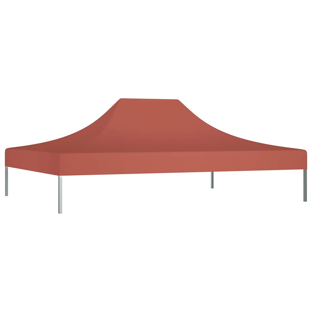 Tetto per Tendone per Feste 4x3 m Terracotta 270 g/m²
