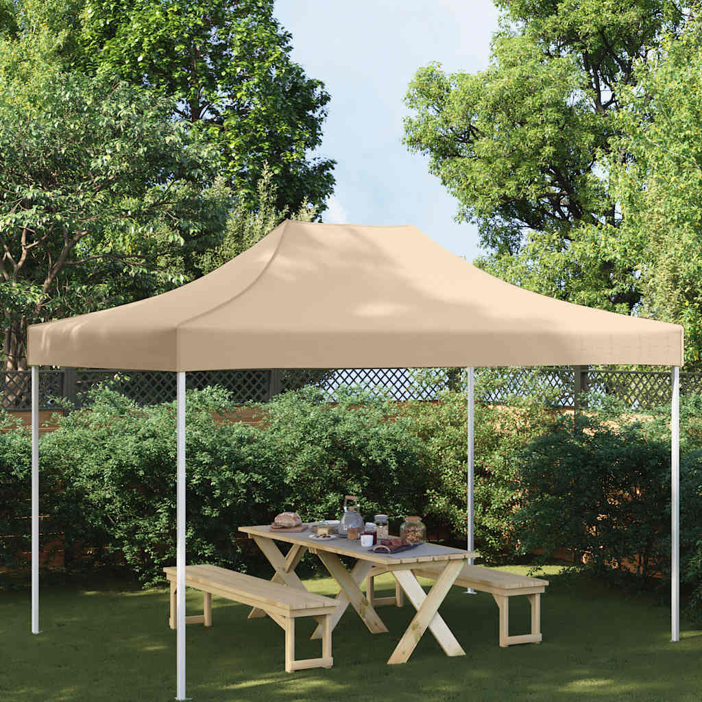 Tetto per Tendone per Feste 4,5x3 m Beige 270 g/m²