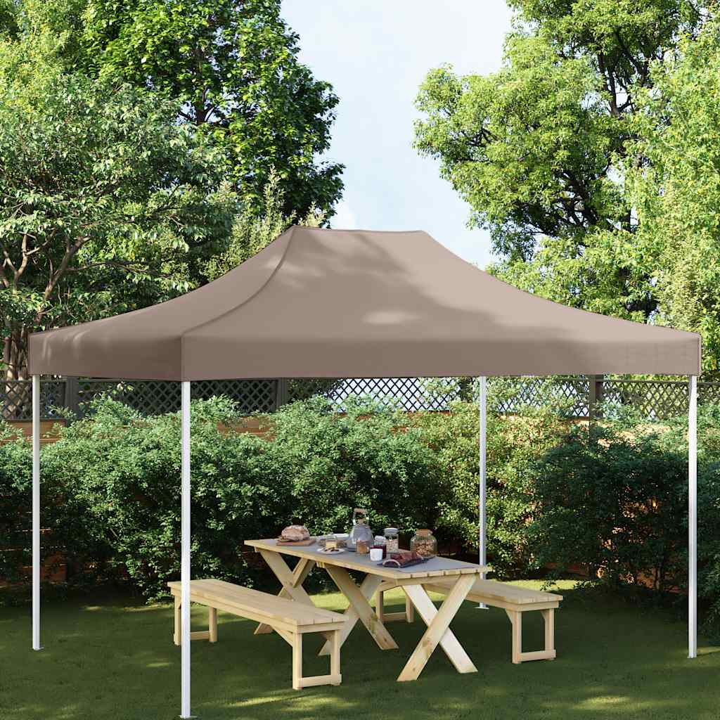 Tetto per Tendone per Feste 4,5x3 m Grigio Talpa 270 g/m²