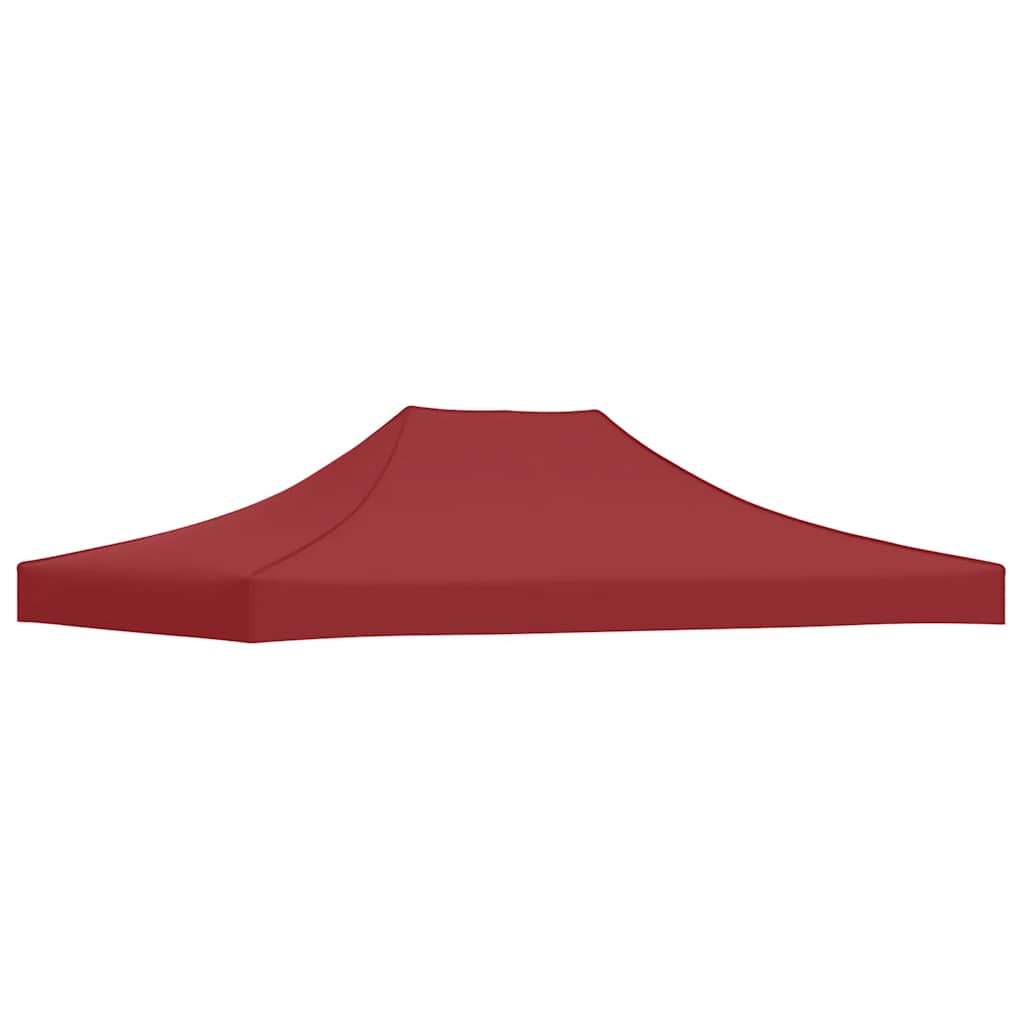 Tetto per Tendone per Feste 4,5x3 m Rosso Borgogna 270 g/m²