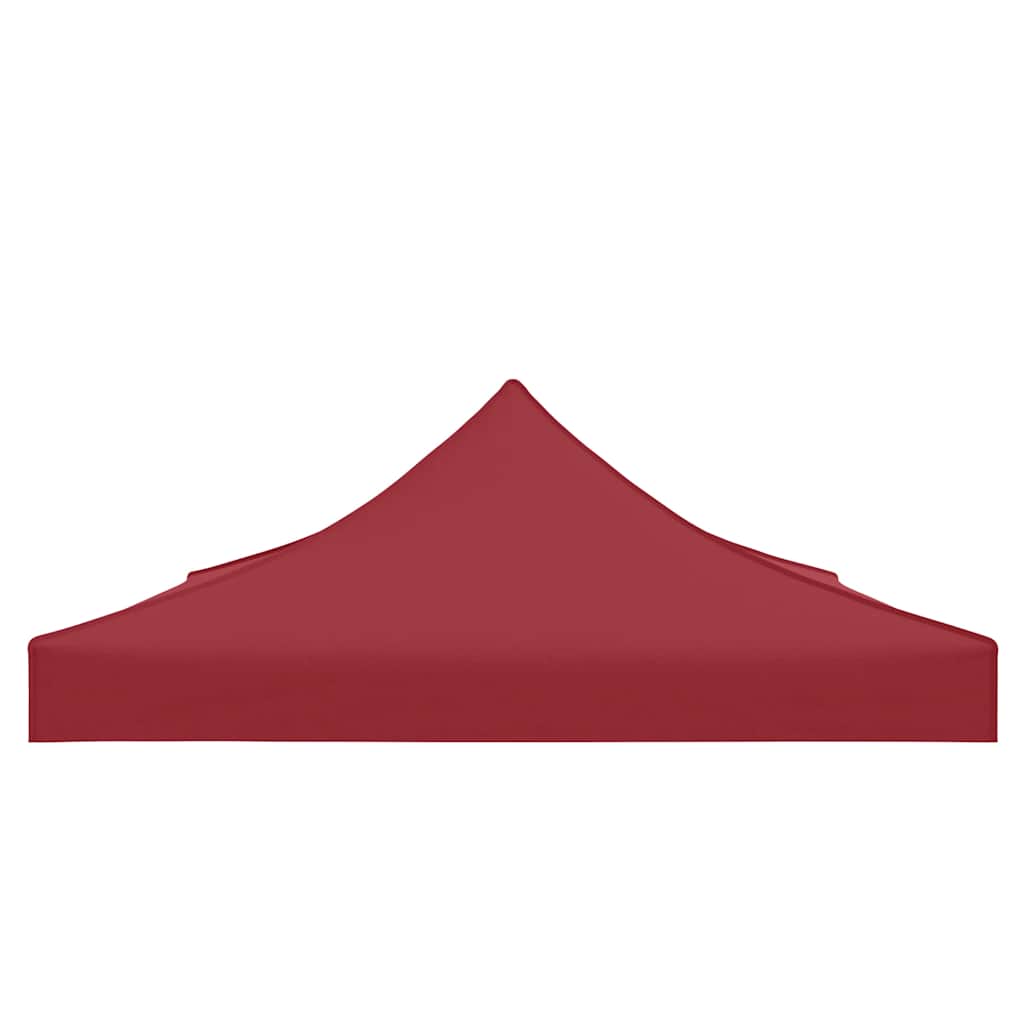 Tetto per Tendone per Feste 4,5x3 m Rosso Borgogna 270 g/m²