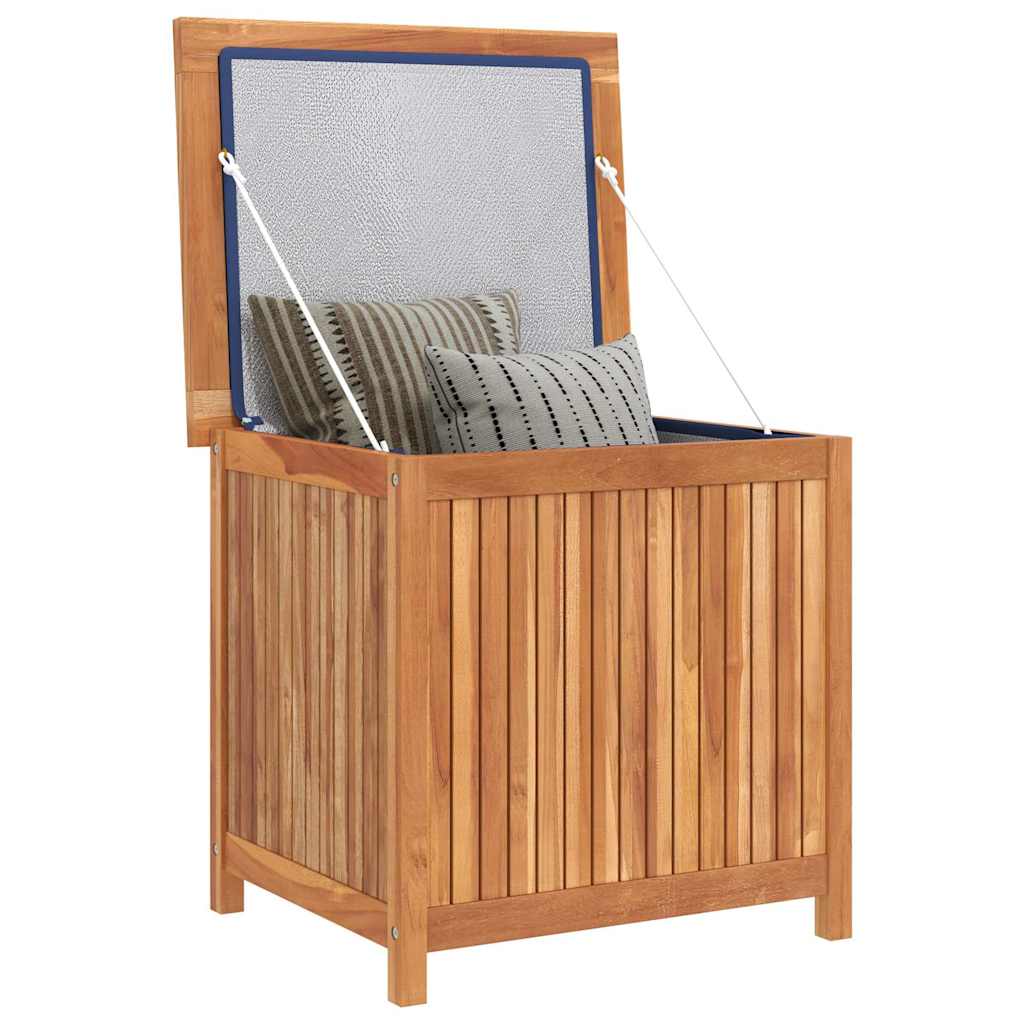 Baule da Giardino 60x50x58 cm in Legno Massello di Teak