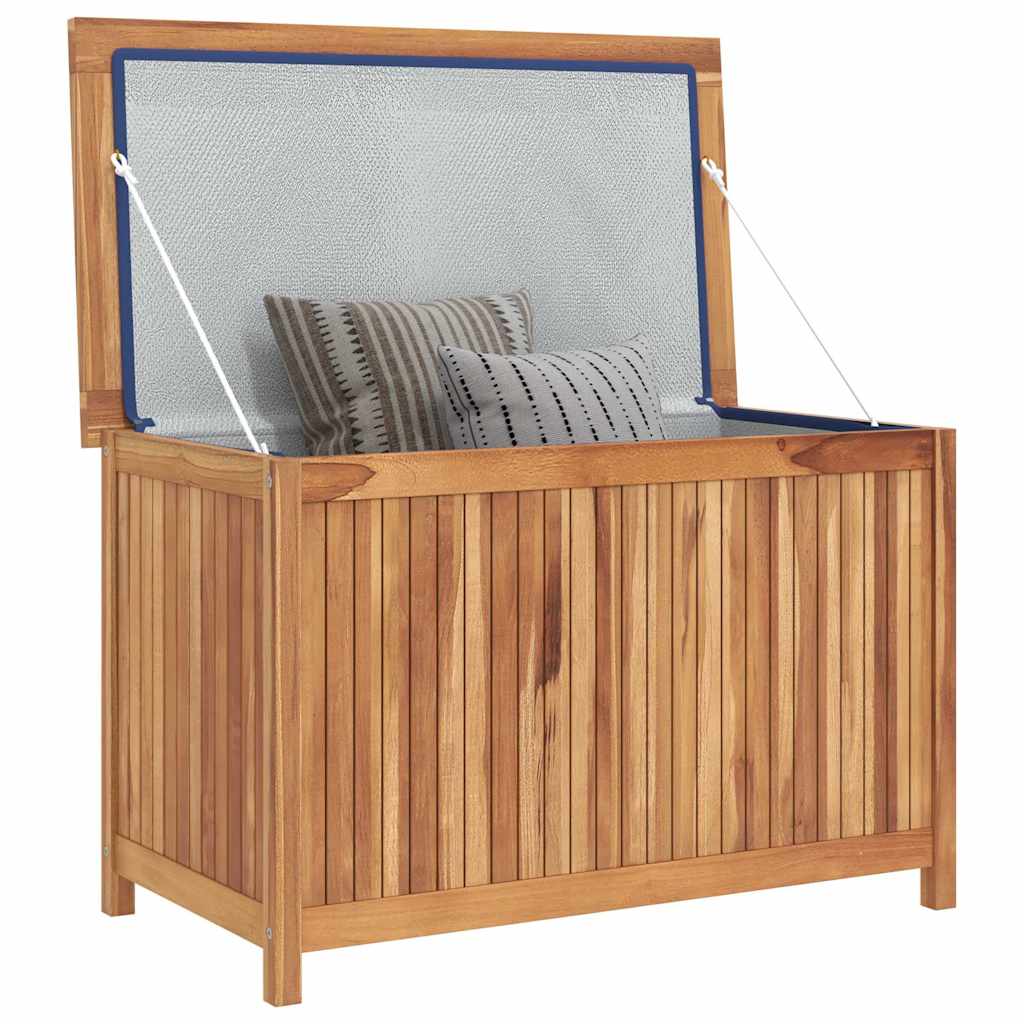 Baule da Giardino 90x50x58 cm in Legno Massello di Teak