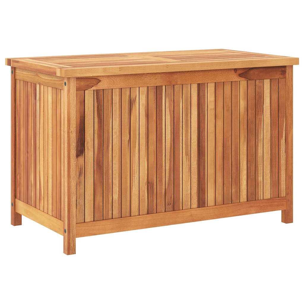 Baule da Giardino 90x50x58 cm in Legno Massello di Teak