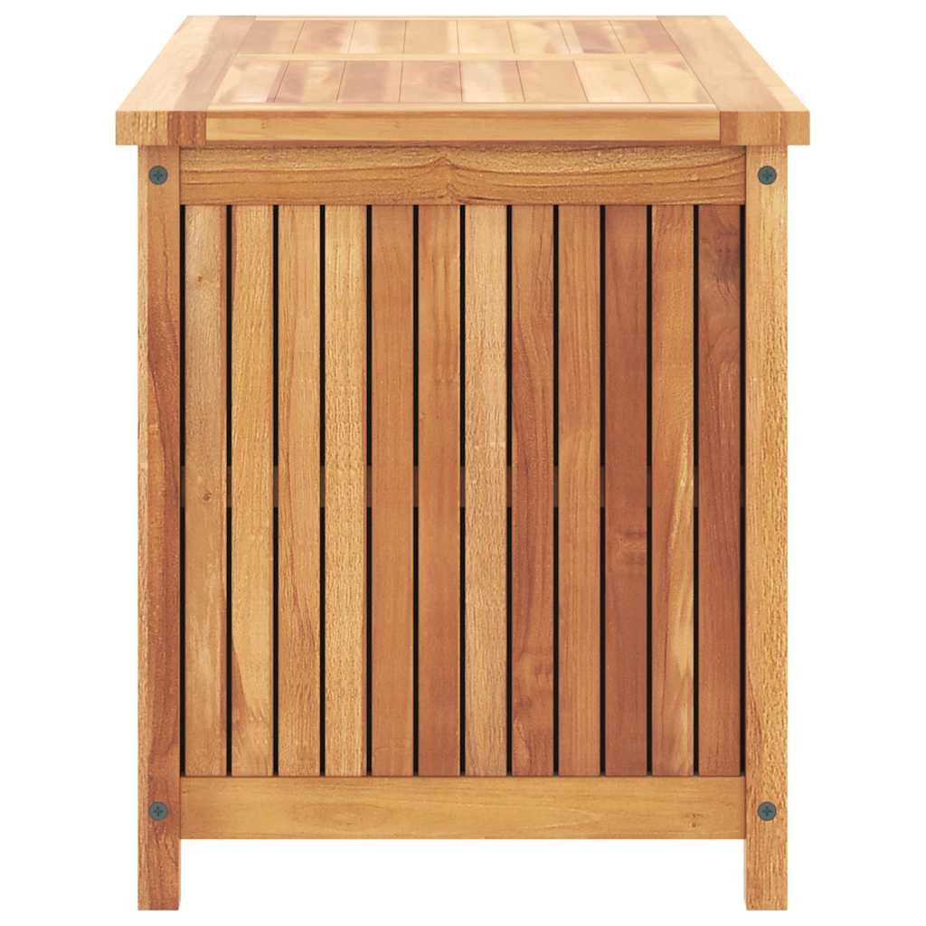 Baule da Giardino 90x50x58 cm in Legno Massello di Teak