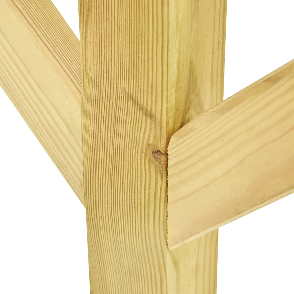 Stendibiancheria 2 pz 120x170 cm in Legno di Pino Impregnato