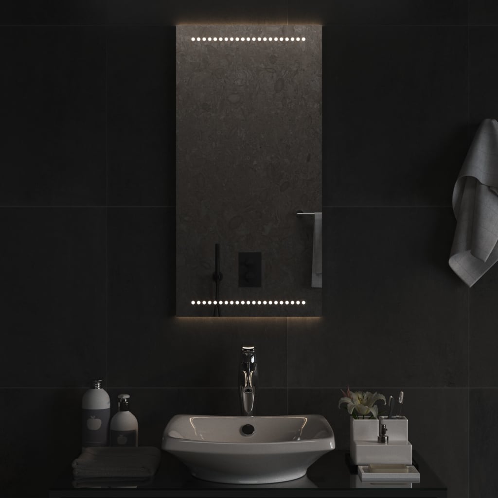 Specchio da Bagno con Luci LED 40x80 cm