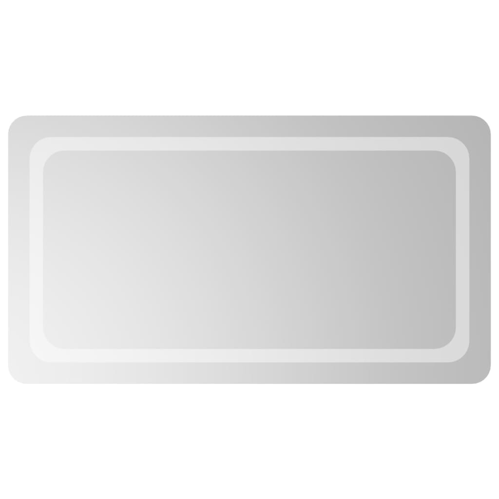 Specchio da Bagno con Luci LED 50x90 cm
