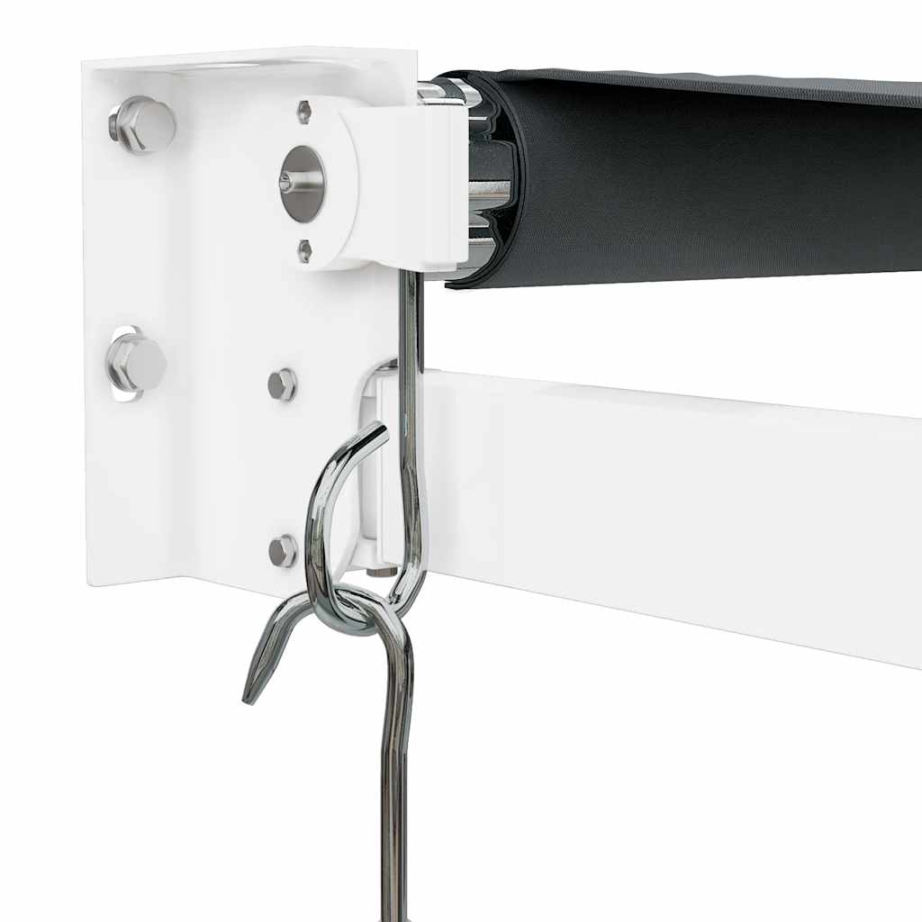 Tenda da Sole Retrattile Antracite 3,5x2,5m Tessuto e Alluminio