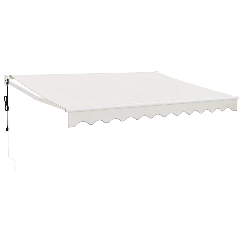 Tenda retrattile Crema con Struttura Bianca 3 x 2,5 m
