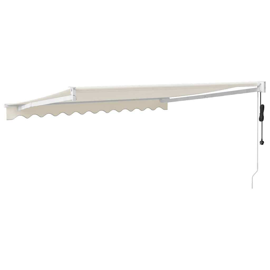Tenda retrattile Crema con Struttura Bianca 3 x 2,5 m
