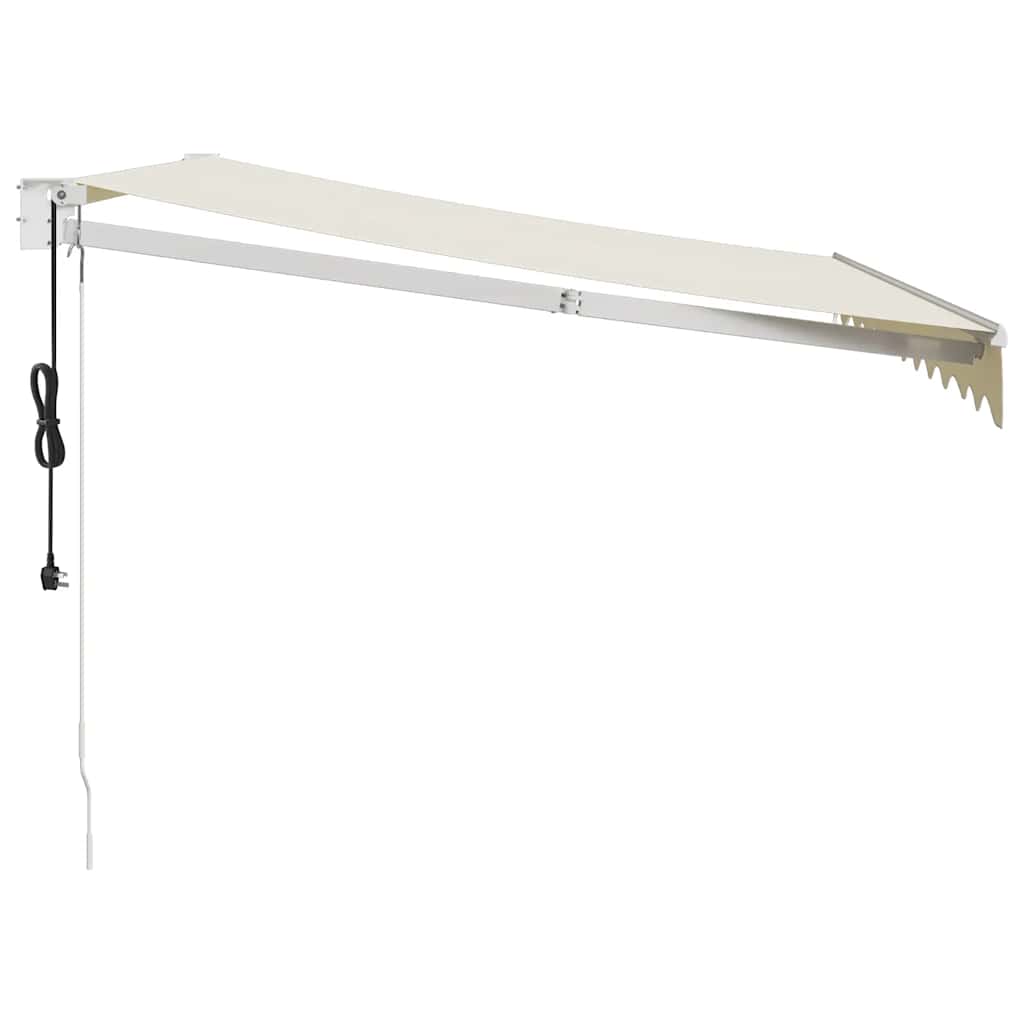 Tenda retrattile Crema con Struttura Bianca 3 x 2,5 m
