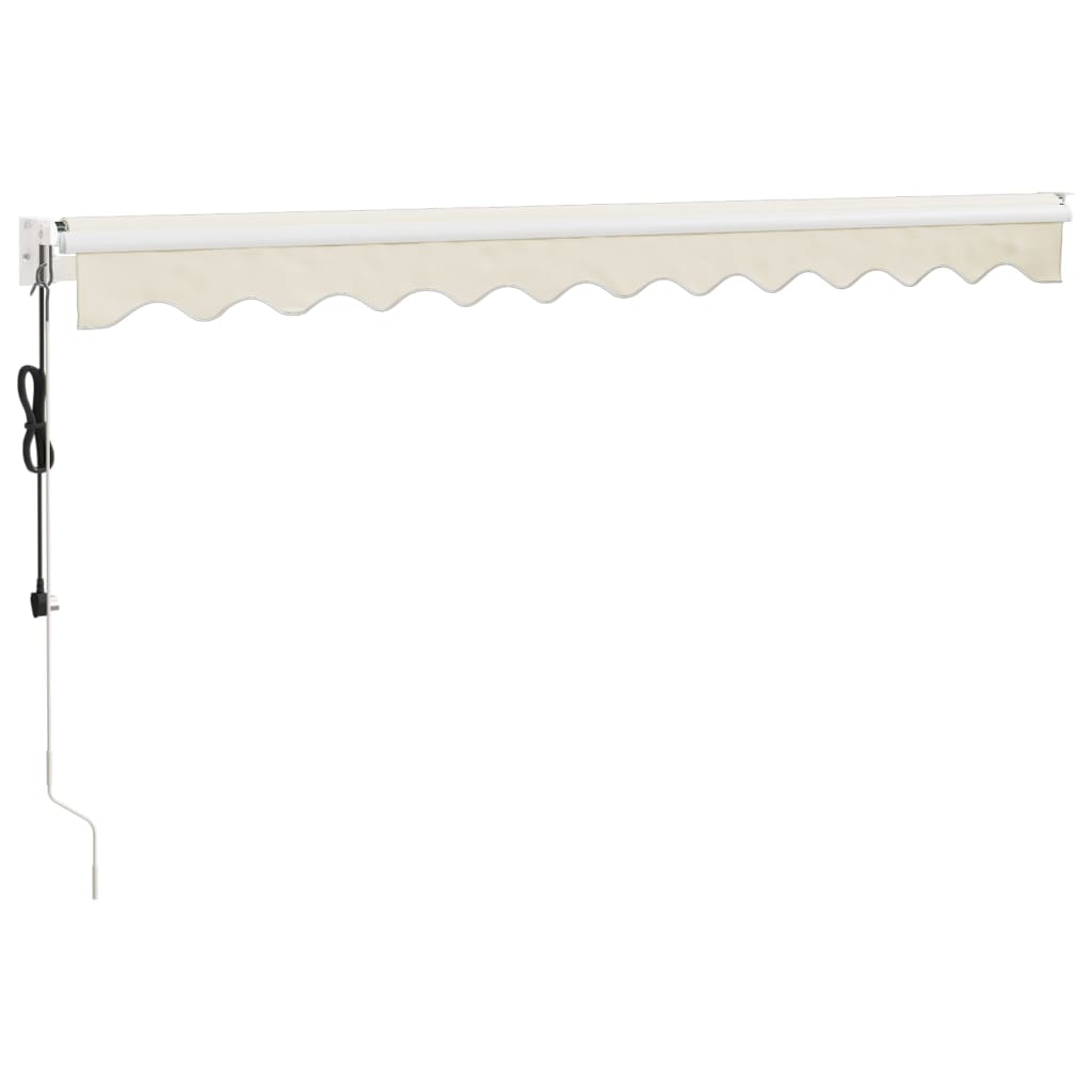 Tenda retrattile Crema con Struttura Bianca 3,5 x 2,5 m