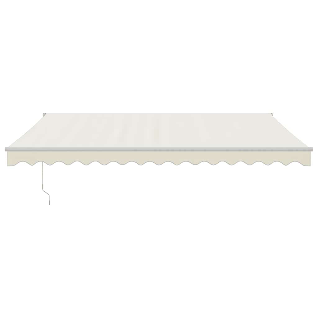 Tenda retrattile Crema con Struttura Bianca 4 × 3 m