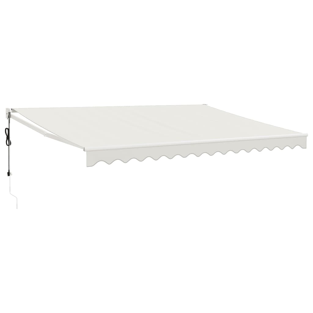 Tenda retrattile Crema Poliestere e Metallo