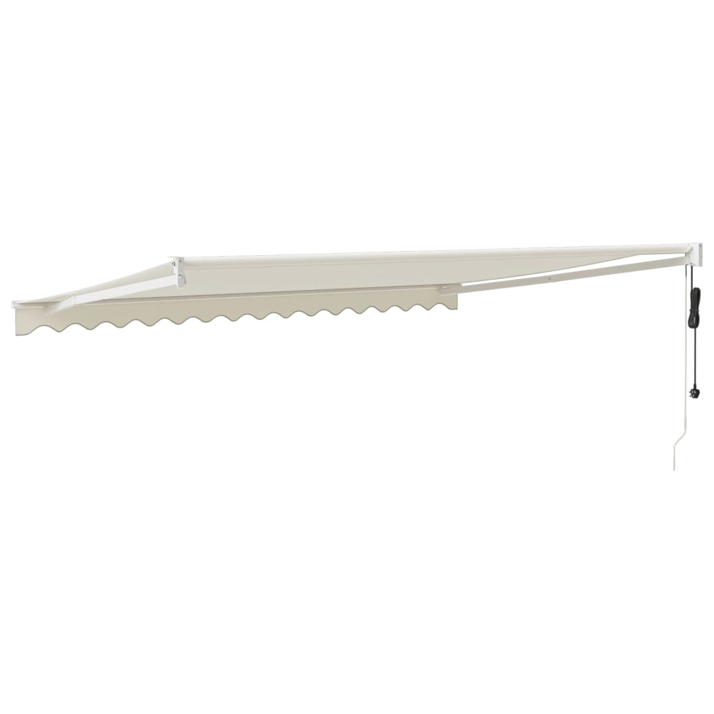 Tenda retrattile Crema Poliestere e Metallo