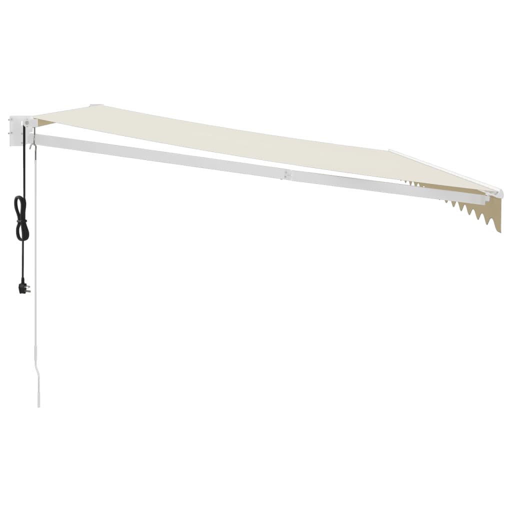 Tenda retrattile Crema Poliestere e Metallo