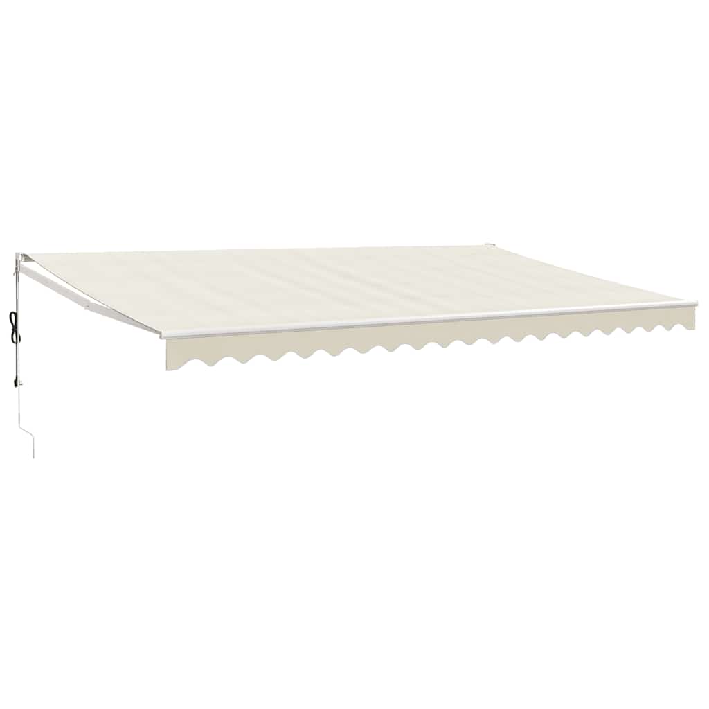 Tenda retrattile Crema Poliestere e Metallo