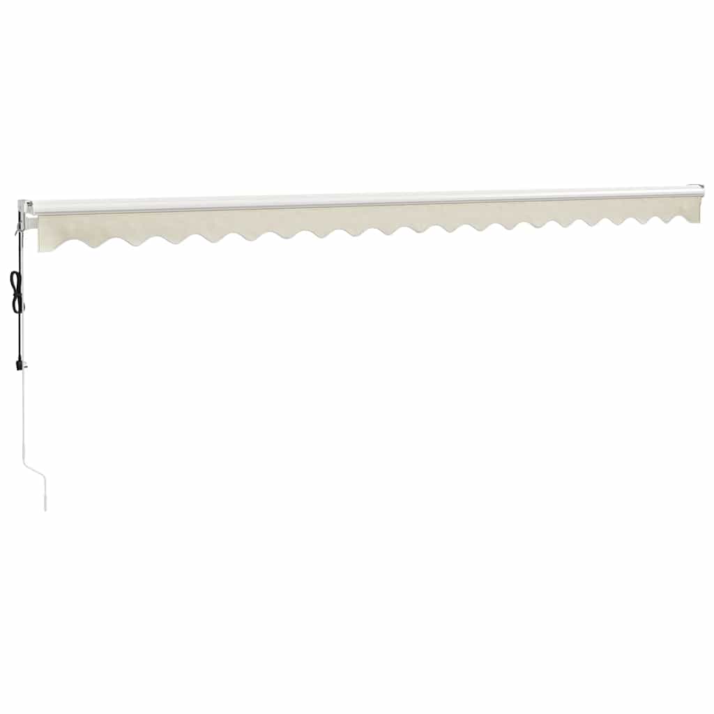 Tenda retrattile Crema Poliestere e Metallo