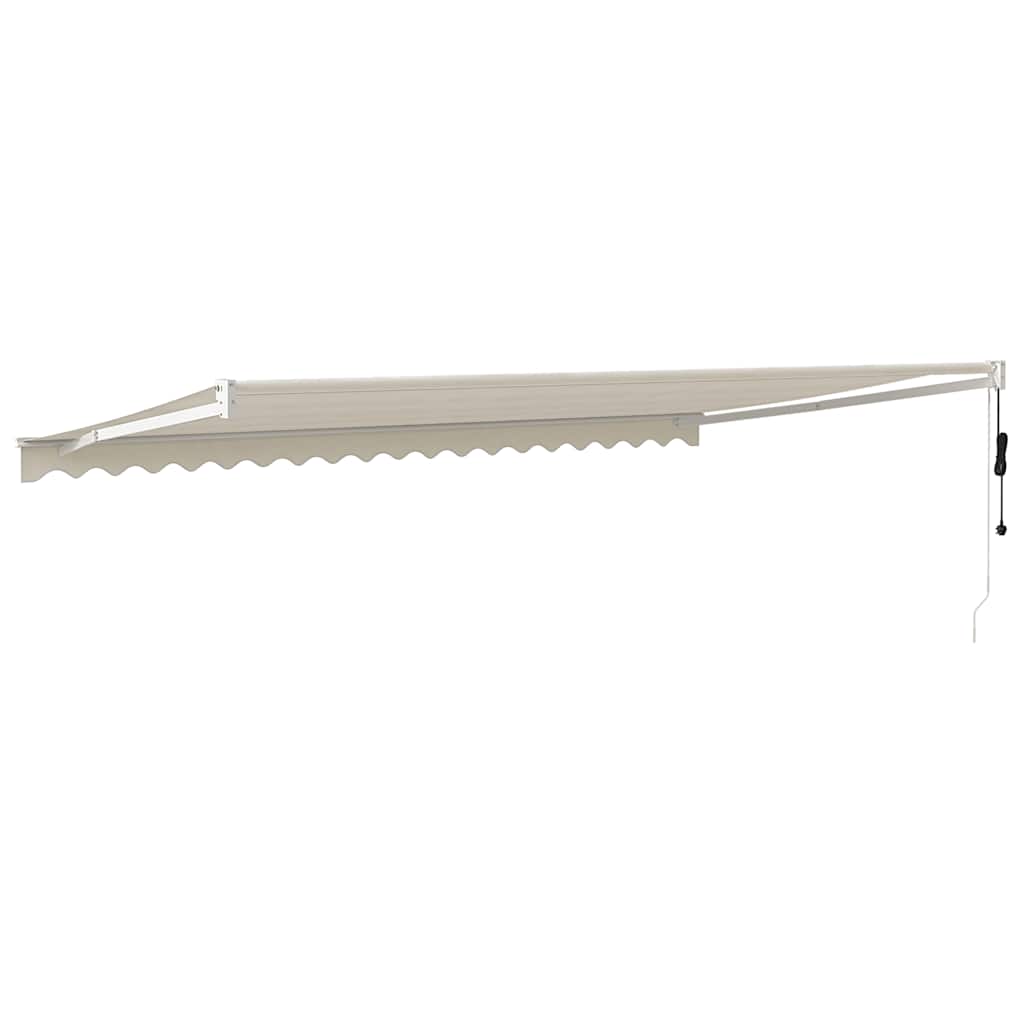 Tenda retrattile Crema Poliestere e Metallo