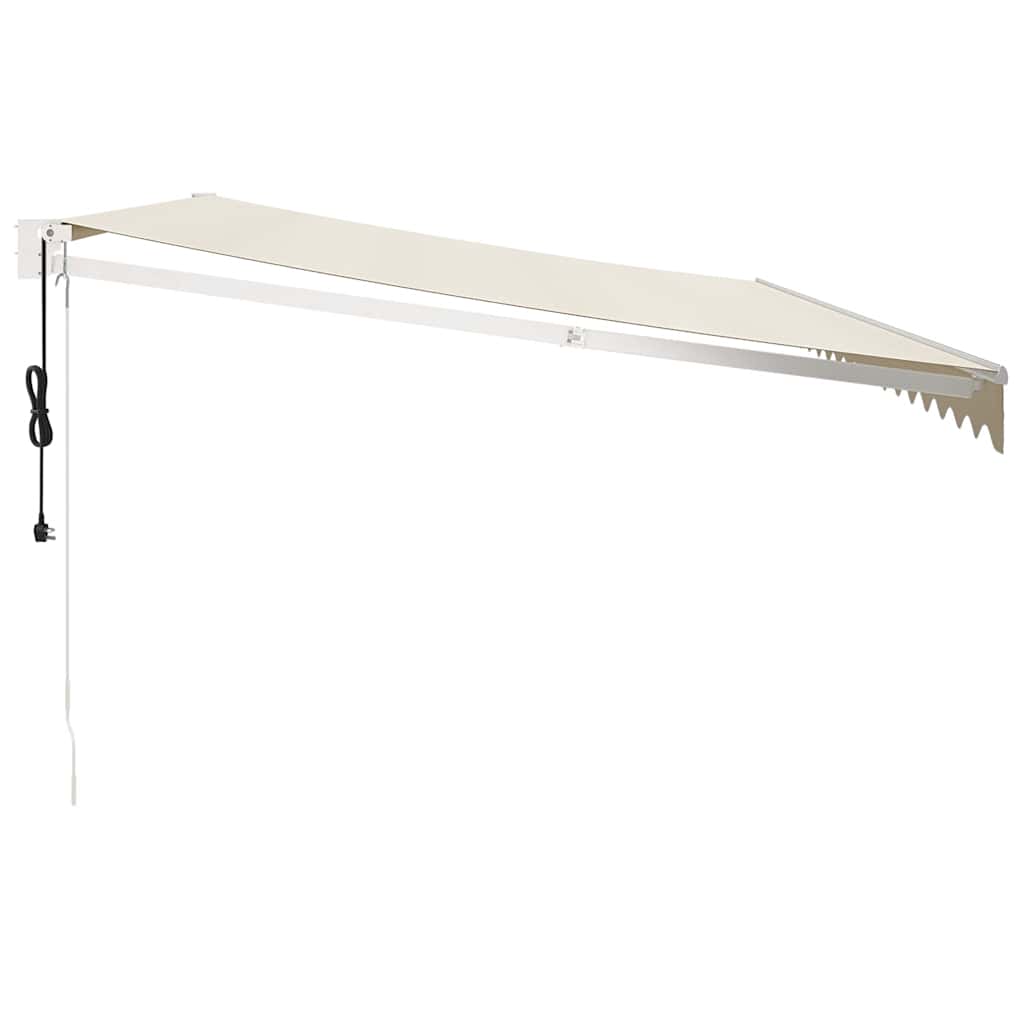 Tenda retrattile Crema Poliestere e Metallo