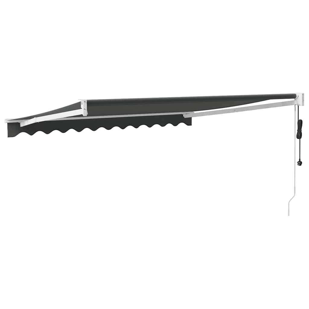 Tenda retrattile Antracite con Struttura Bianca 3 x 2,5 m