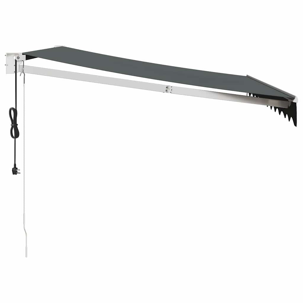 Tenda retrattile Antracite con Struttura Bianca 3 x 2,5 m