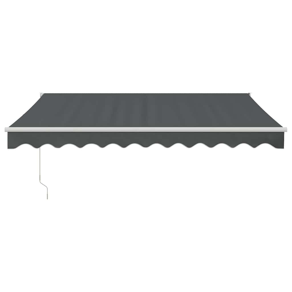 Tenda retrattile Antracite con Struttura Bianca 3,5 x 2,5 m