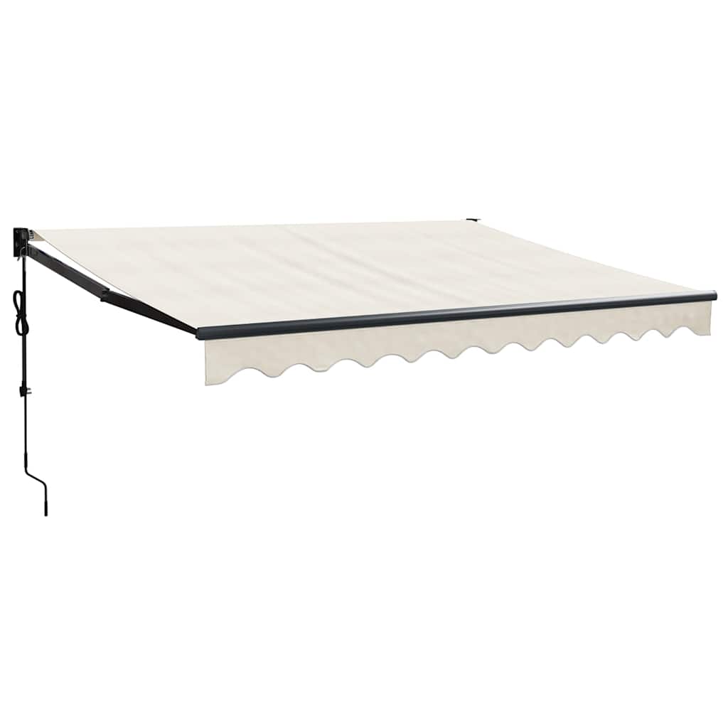 Tenda retrattile Crema con Struttura Antracite