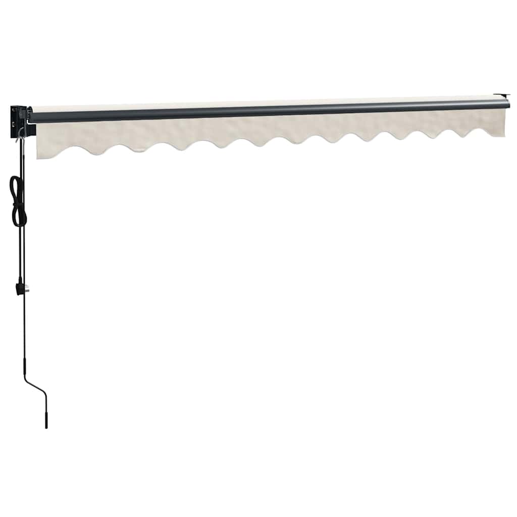 Tenda retrattile Crema con Struttura Antracite