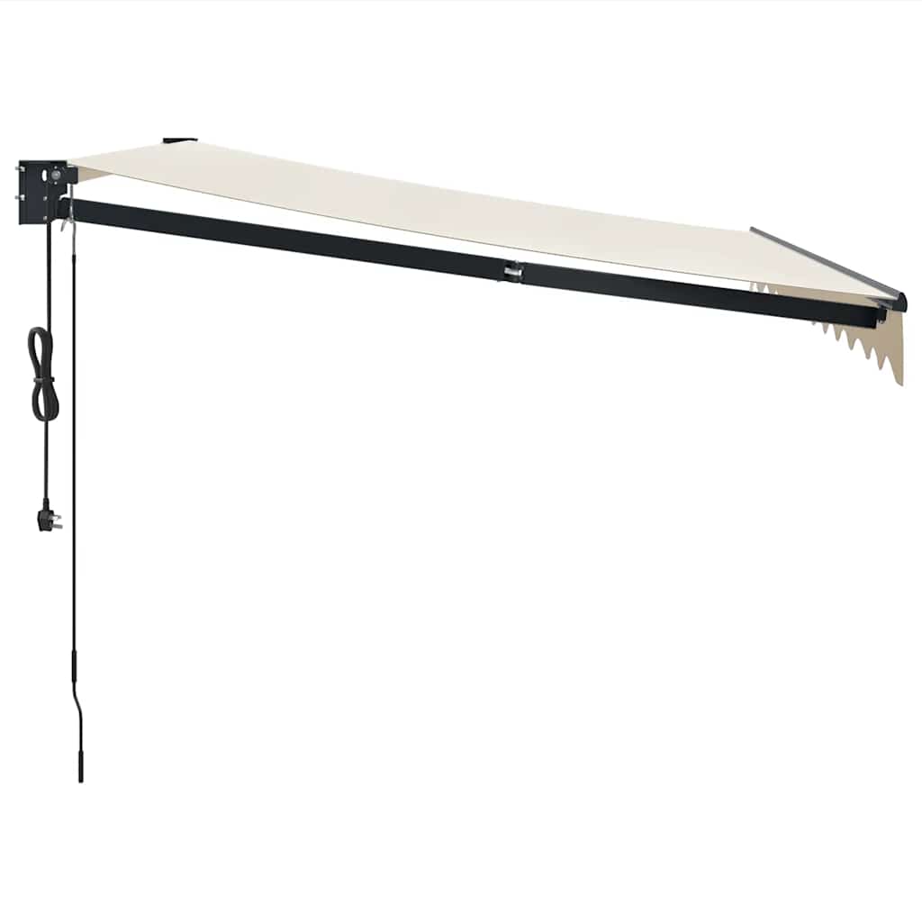 Tenda retrattile Crema con Struttura Antracite