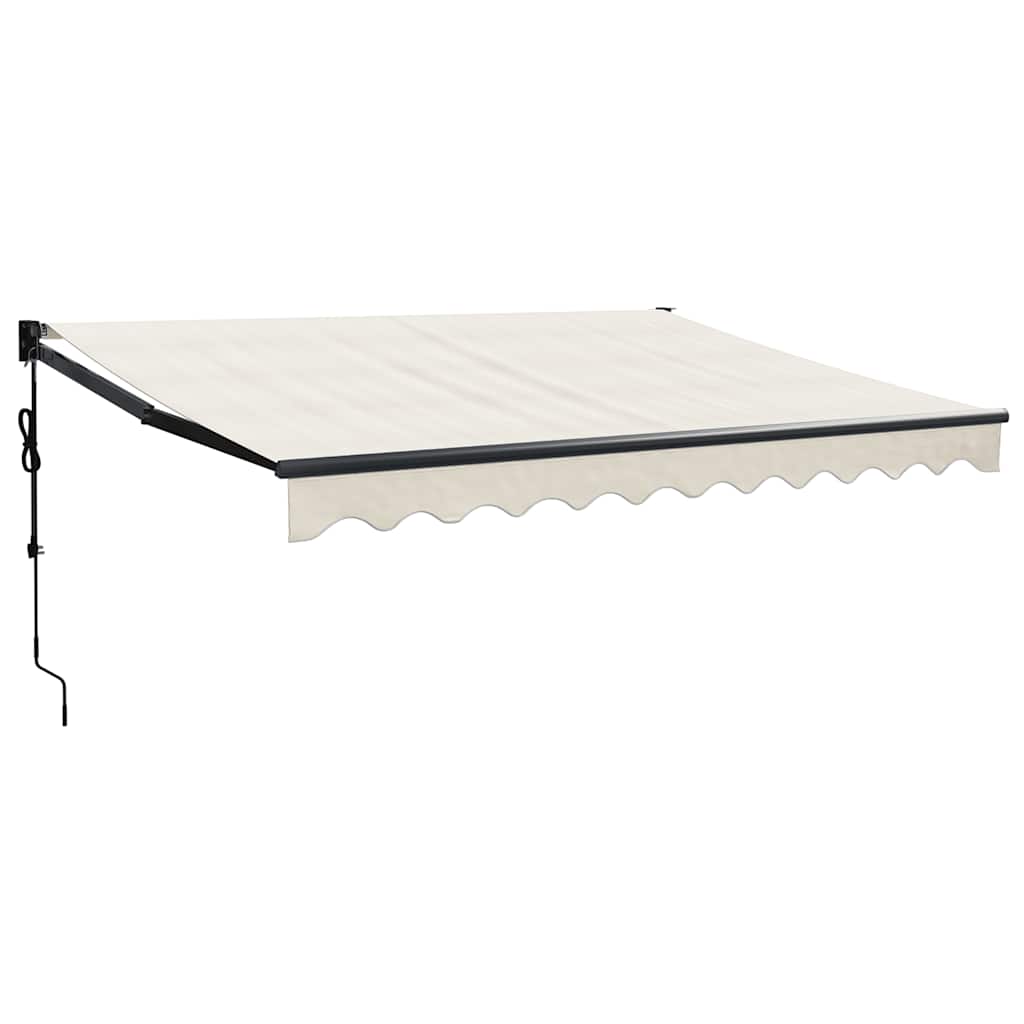 Tenda retrattile Crema con Struttura Antracite 3,5 x 2,5 m