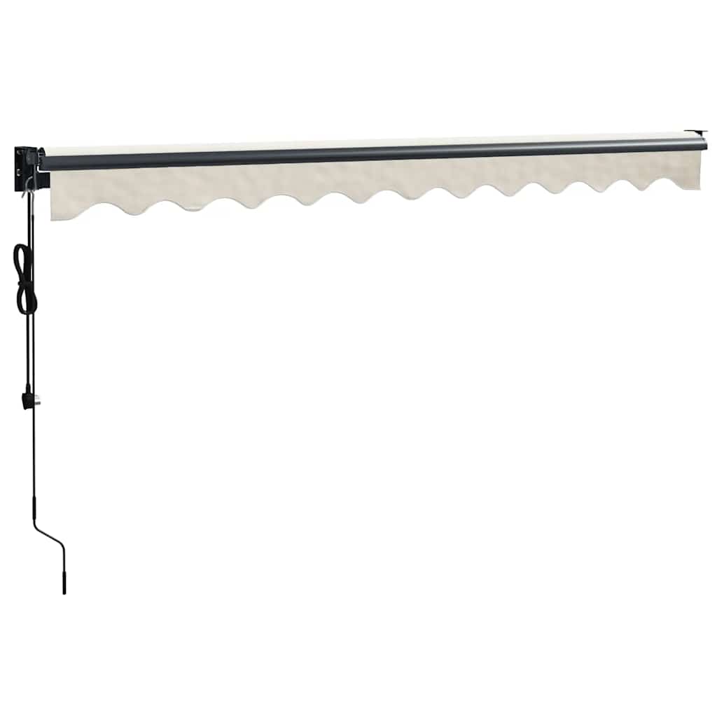 Tenda retrattile Crema con Struttura Antracite 3,5 x 2,5 m