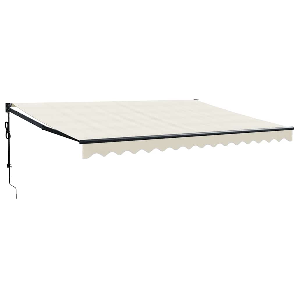 Tenda retrattile Crema con Struttura Antracite 4 × 3 m