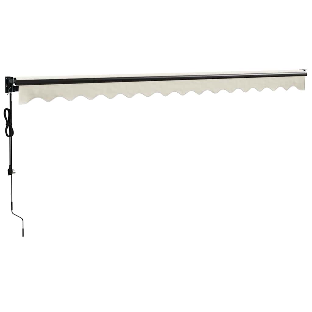 Tenda retrattile Crema con Struttura Antracite 4 × 3 m
