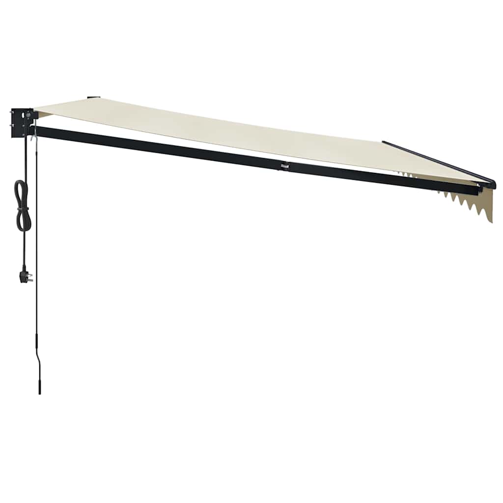 Tenda retrattile Crema con Struttura Antracite 4 × 3 m