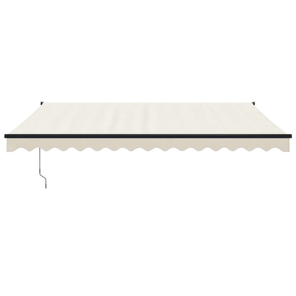 Tenda retrattile Crema con Struttura Antracite