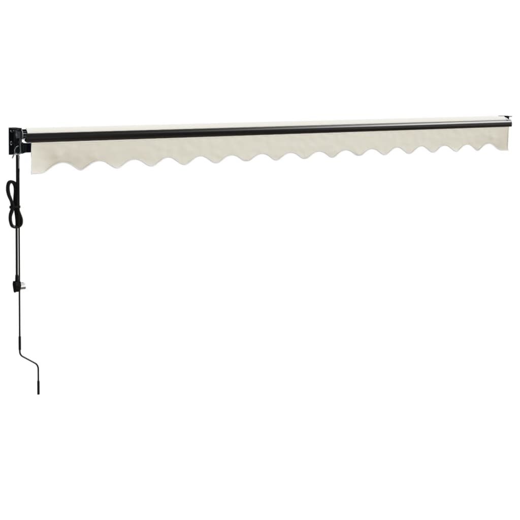 Tenda retrattile Crema con Struttura Antracite