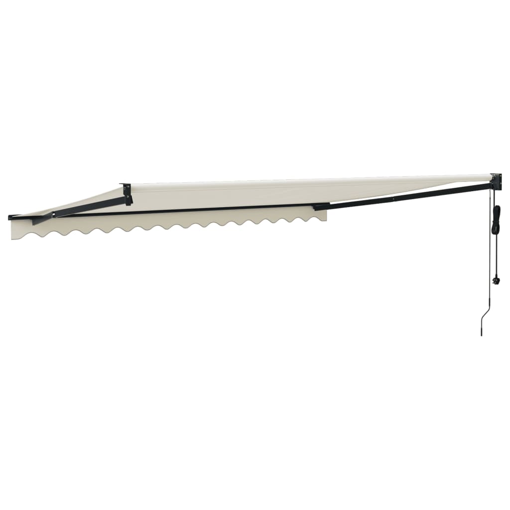 Tenda retrattile Crema con Struttura Antracite